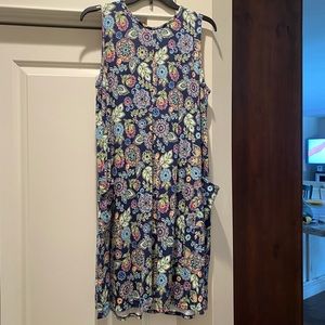J. Jill floral tank shift dress